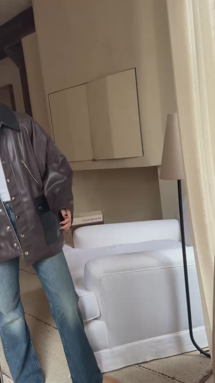 Cocoon Leather Jacket