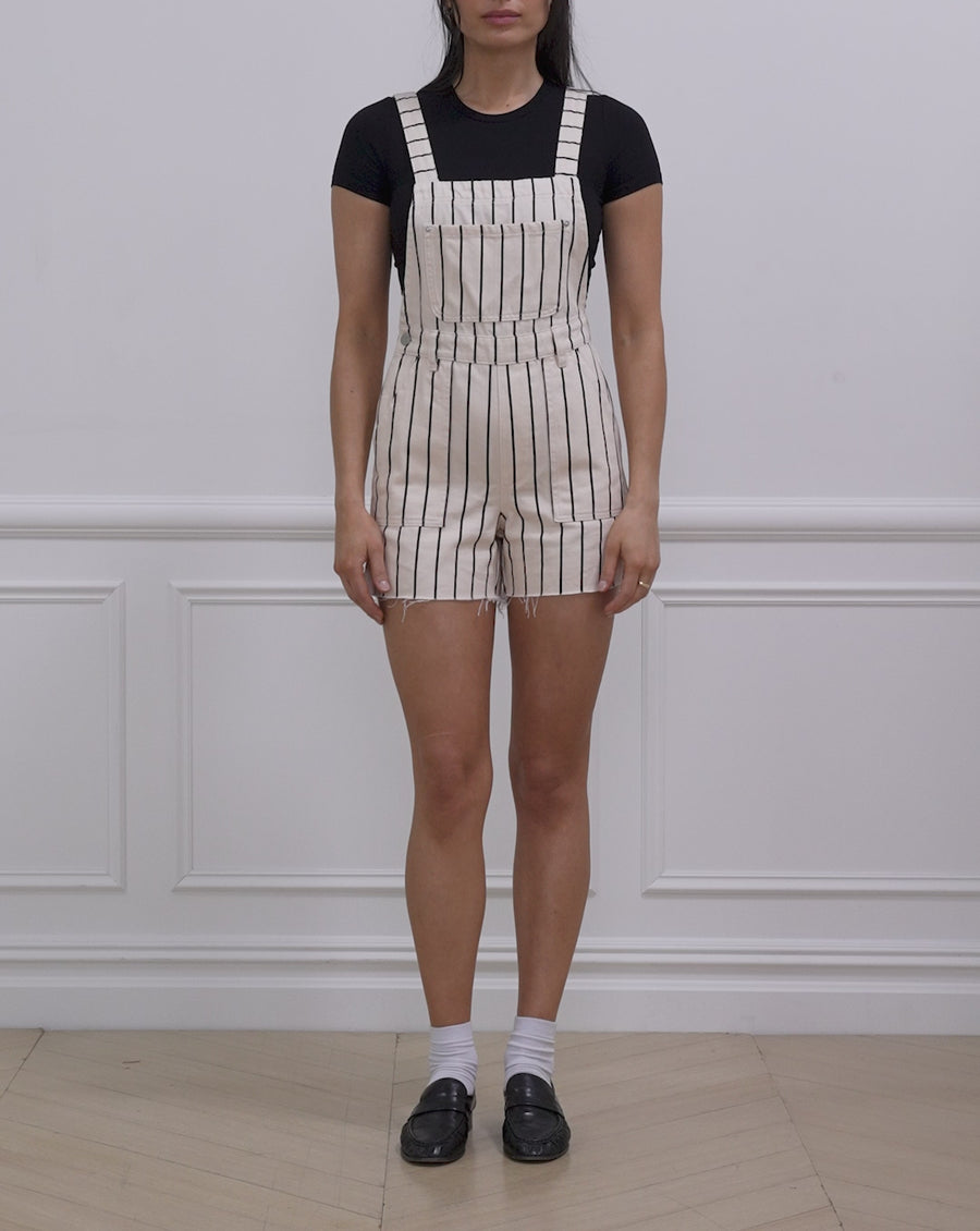 Slit Overall Short